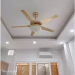 [HÀNG CÓ DÂY CÁP TREO AN TOÀN -BH 10 NĂM] Quạt Trần  5 Cánh Thép T601 Có Điều Khiển Từ Xa 6 Số, 3 Chế Độ Đèn — ảnh 5