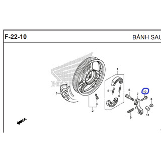 ốc bát càng thắng sau 6x32 6*32 ab air blade click vario lead sh mode vision vs