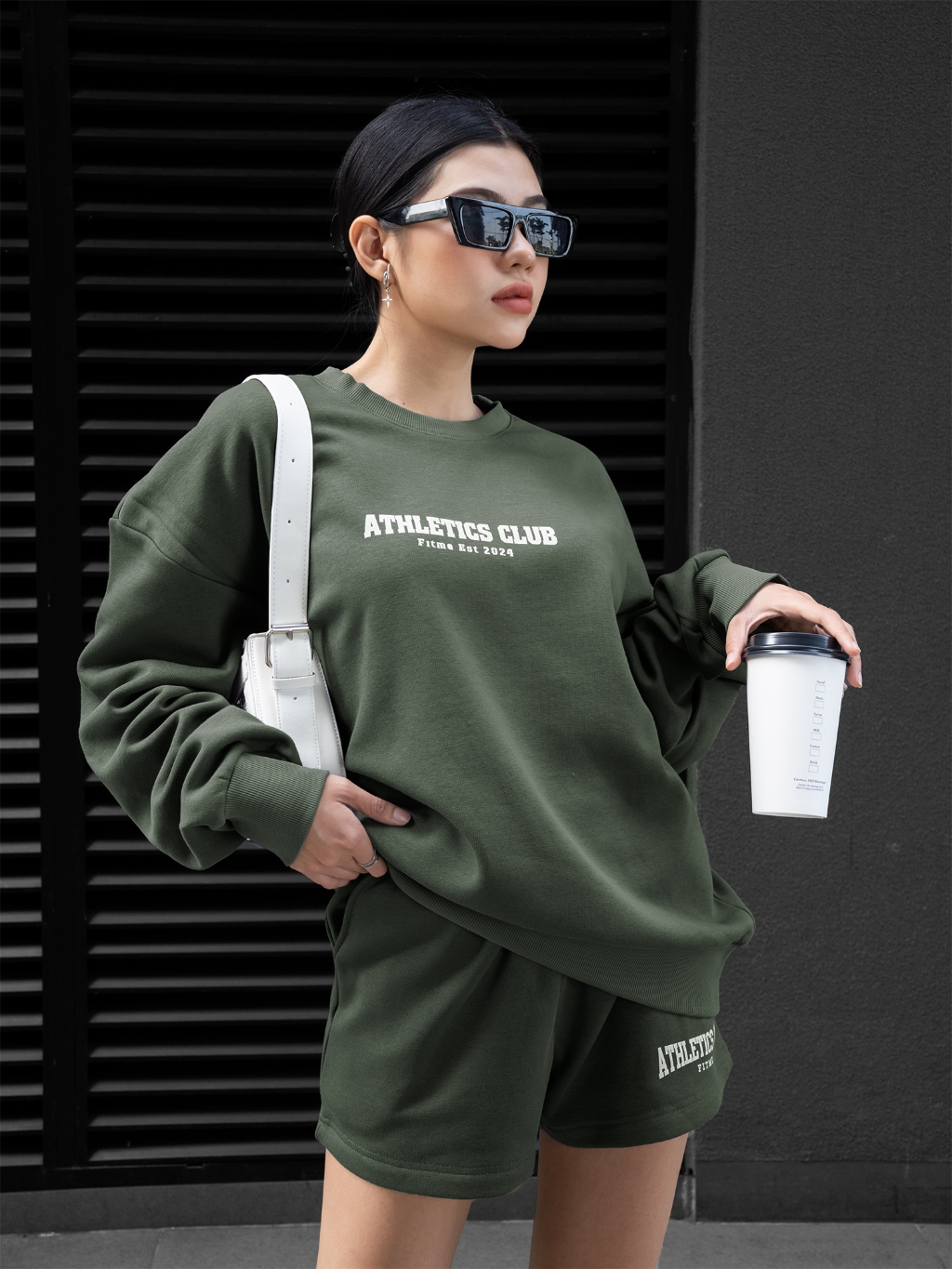 Ảnh Quần short nỉ nữ Fitme dày dặn năng động - QNAC 3