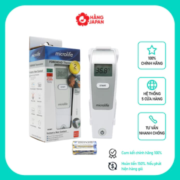 Nhiệt Kế Điện Tử Hồng Ngoại Microlife FR1MF1 Đa Năng Đo Nhiệt Độ Cơ Thể, Môi Trường, Bình Sữa, Nước Tắm - Chính Hãng