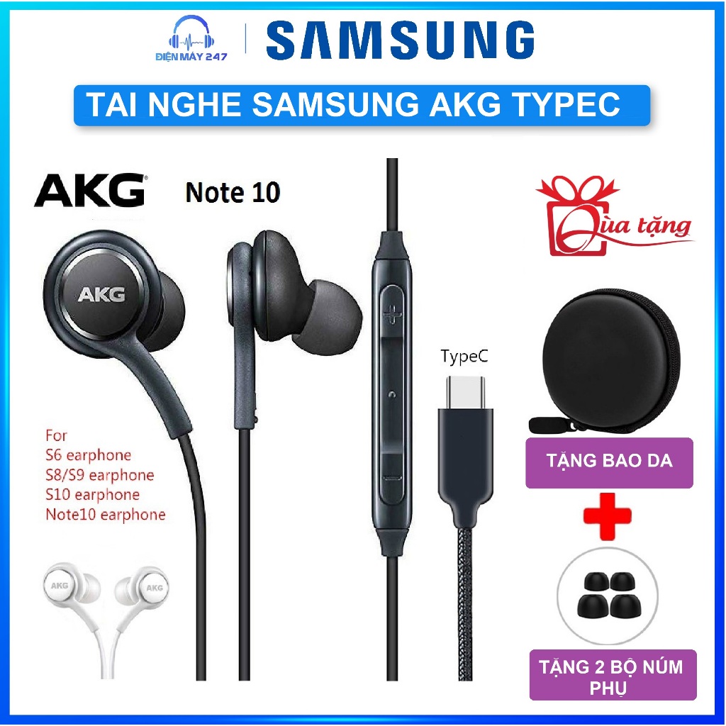 Ảnh Tai nghe Samsung AKG Note 10 - Lỗi 1 đổi 1 - Hàng Chính Hãng 1