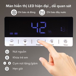 Máy hút ẩm gia đình FUJIHAIA DH90W công suất 90l/ngày, sấy khô quần áo - Bảo hành 24 tháng