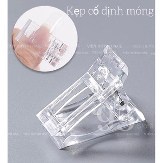 Kẹp móng úp gel gôm , kẹp giữ cố định fom móng- combo 10 cái