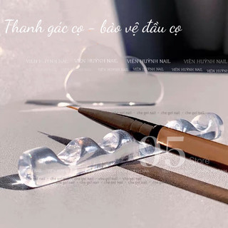Thanh gác cọ nail 5 ô , giúp bảo vệ đầu cọ