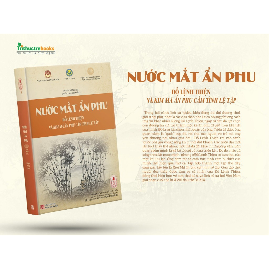 Ảnh Sách: Nước mắt ẩn phu - Đỗ Lệnh Thiện và Kim Mã ẩn phu cảm tình lệ tập 1