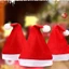 Set 2 nón ông già Noel vải nỉ mỏng cho bé và người lớn