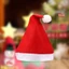 Set 2 nón ông già Noel vải nỉ mỏng cho bé và người lớn