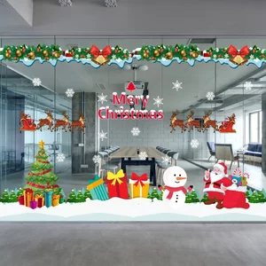 Tranh Dán Tường Combo Cây Thông May Mắn Trang Trí Noel, Nhà Cửa, Văn Phòng, Quà Tặng Người Thân