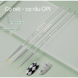 Cọ nét nail, cọ râu opi cáng trong đầu mảnh vẽ móng siêu mịn nét