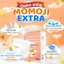 Tã Bỉm Momoji Siêu mỏng mềm mại, chống tràn, an toàn, siêu thấm NB64/S60/M56/L54/XL50/XXL48 cho bé 5 - 30KG