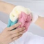 Bông tắm dài tạo bọt dạng xoắn ốc có dây treo - mềm mại, an toàn cho da