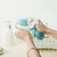 Bông tắm dài tạo bọt dạng xoắn ốc có dây treo - mềm mại, an toàn cho da