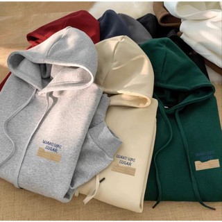 Áo hoodie nữ nam unisex tay bồng khoác nỉ form rộng KONOVA thời trang Ulzzang in chữ WAKE UP SUGAR