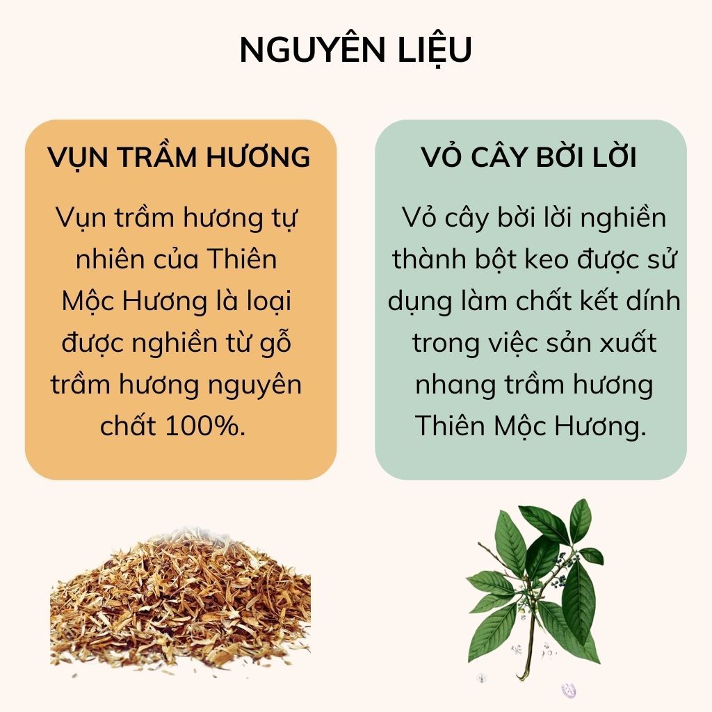 Ảnh Combo trải nghiệm nhang trầm hương THIÊN MỘC HƯƠNG hương trầm xông thơm nhà, văn phòng 2