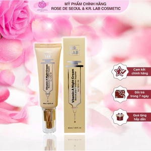 Kem dưỡng da ban đêm Kr.lab vitamin A night cream cấp ẩm, sáng da 40ml - retinal Kr.Lab hạn 2027 HQ IS465