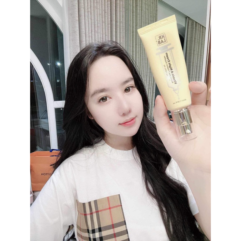 Kem dưỡng da ban đêm Kr.lab vitamin A night cream cấp ẩm, sáng da 40ml - retinal Kr.Lab hạn 2027 HQ  IS423