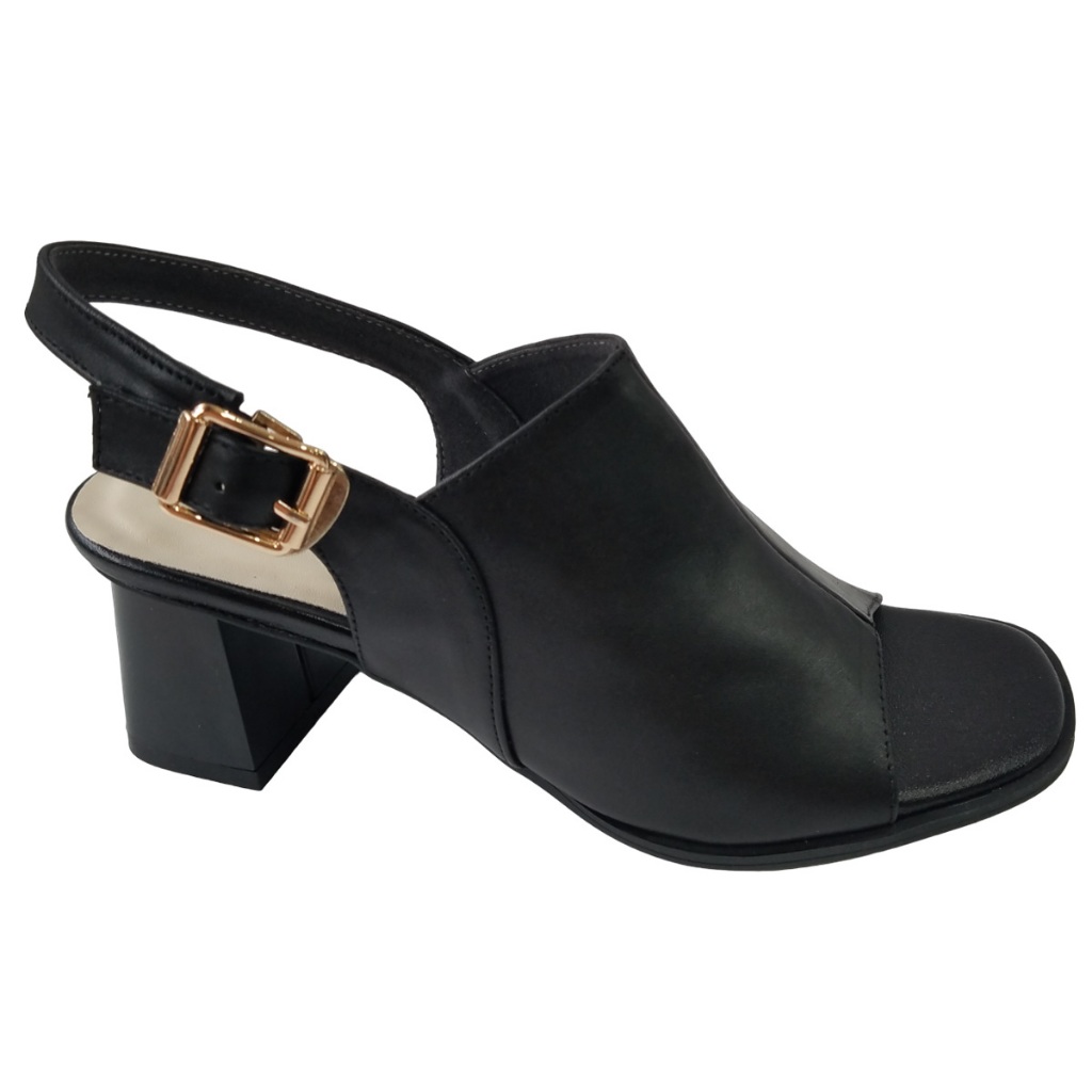 Giày Sandal Cao Gót Nữ Da Bò Thật BIGGBEN Cao 5 Phân HKD776