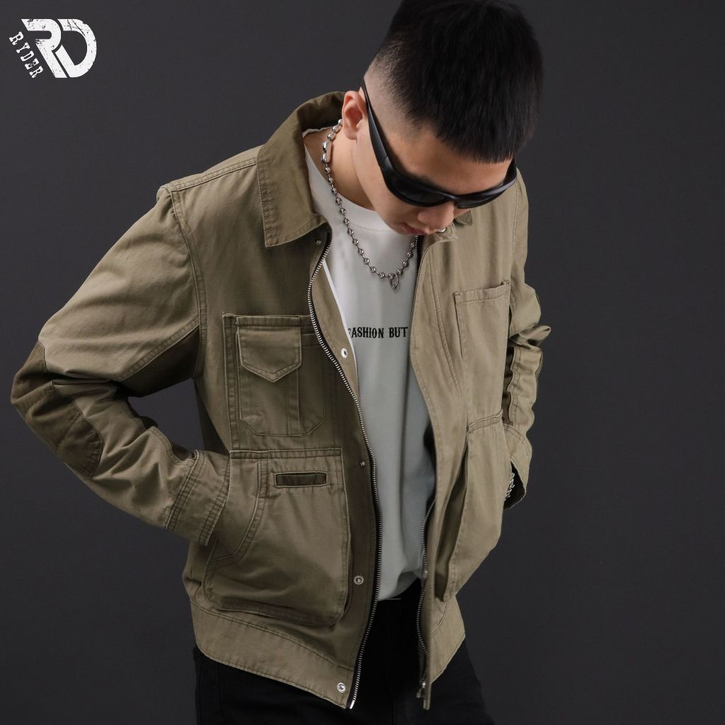 Áo khoác nam, áo jacket Kaki bụi bặm, Nam tính - Ryder Classic Khaki ...