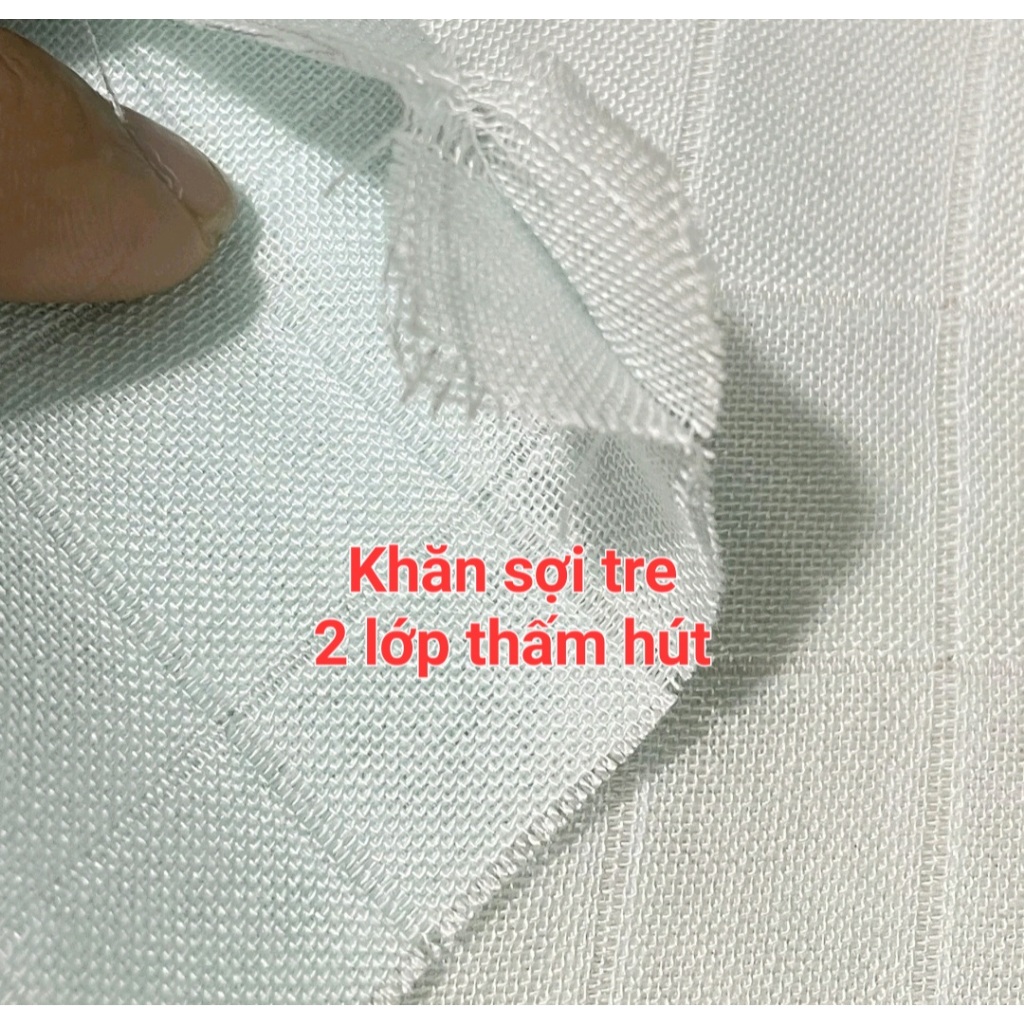 Khăn sữa Gee cao cấp, set 5 khăn sợi tre/muslin cho bé sơ sinh, không bụi vải, mềm mịn, thấm hút, kháng khuẩn, an toàn