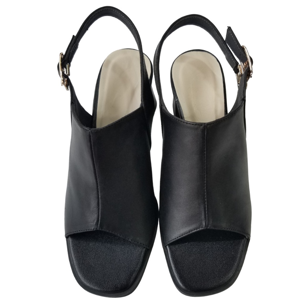 Giày Sandal Cao Gót Nữ Da Bò Thật BIGGBEN Cao 5 Phân HKD776