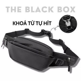 Túi Đeo Chéo, Túi Bao Tử Nam Nữ HAOSHUAI Chống Nước Thời Trang Hàng Cao Cấp Mã M168 Hàng Hot Trend - The Black Box