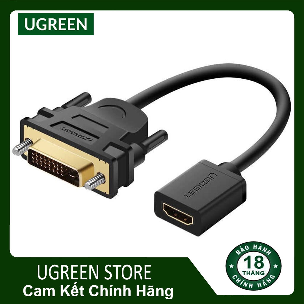 Dây Chuyển DVI 24 + 1 Ra HDMI Đầu Cái Ugreen Cao Cấp | Shopee Việt Nam