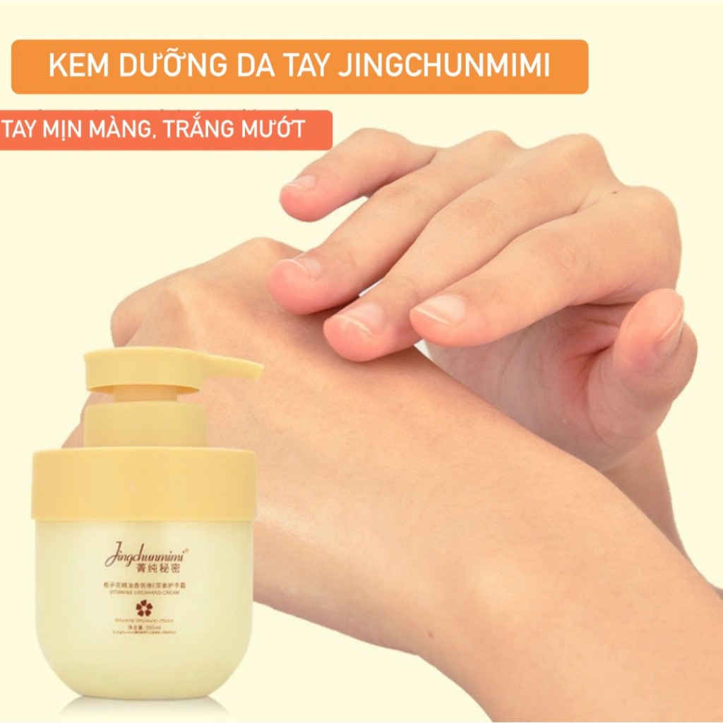 Kem Dưỡng Da Tay JingChunMimi Chứa VitaminE Giúp Dưỡng Ẩm Chống Khô Da