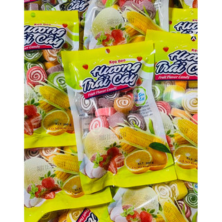 [sẵn hàng] kẹo dẻo xoắn gói 200gr hương vị tuổi thơ