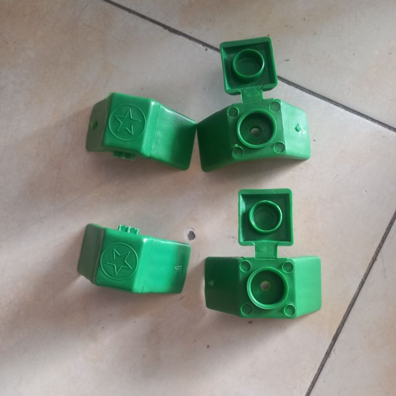 Kệ chống bão nắp nhựa bịt đầu,chụp vít mái tôn,ke nẹp mái tôn bịt đầu (túi  100 cái) | Shopee Việt Nam