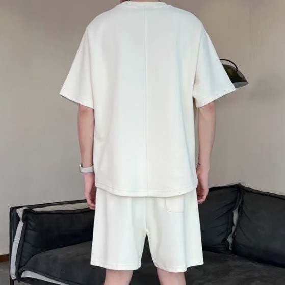 Bộ Phông Hè Thể Thao Cổ Tròn Phối Chữ Bonkles Cá Tính Sành Điệu, Chất Liệu Cotton Mềm Mịn Thấm Hút Mồ Hôi Cực Tốt