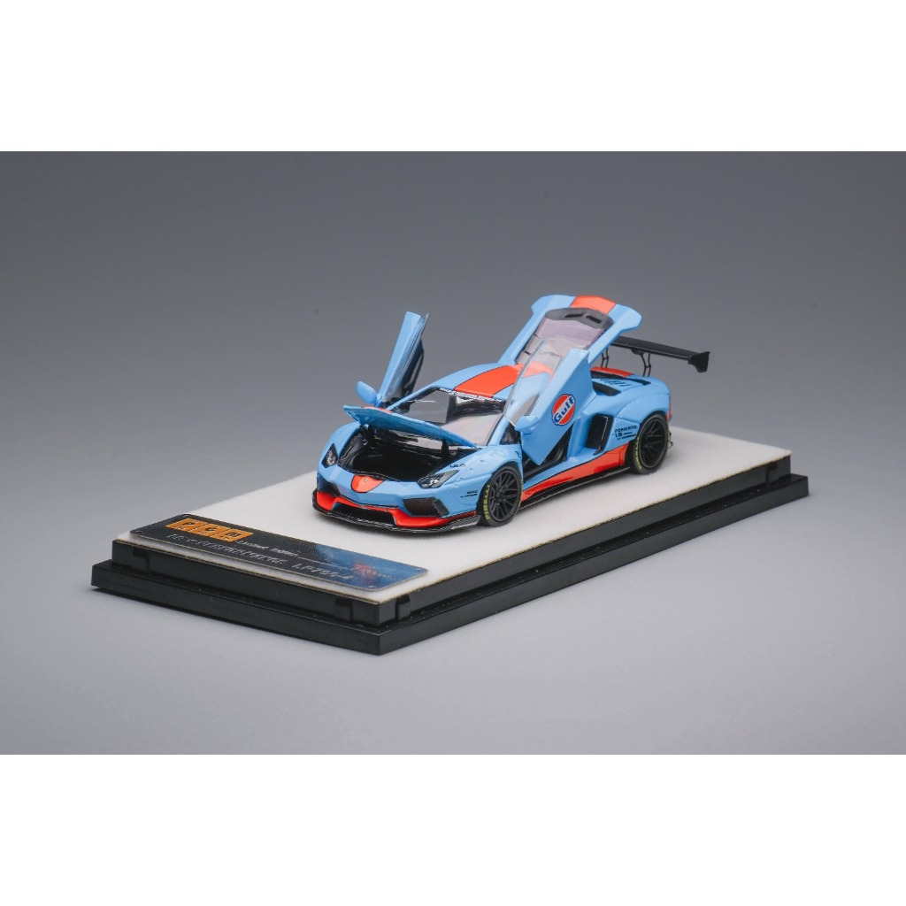 PGM 1:64 Lamborghini Aventador LP700-4 – Liberty Walk LBWK – Rosa – Modellino Auto - Foto 2