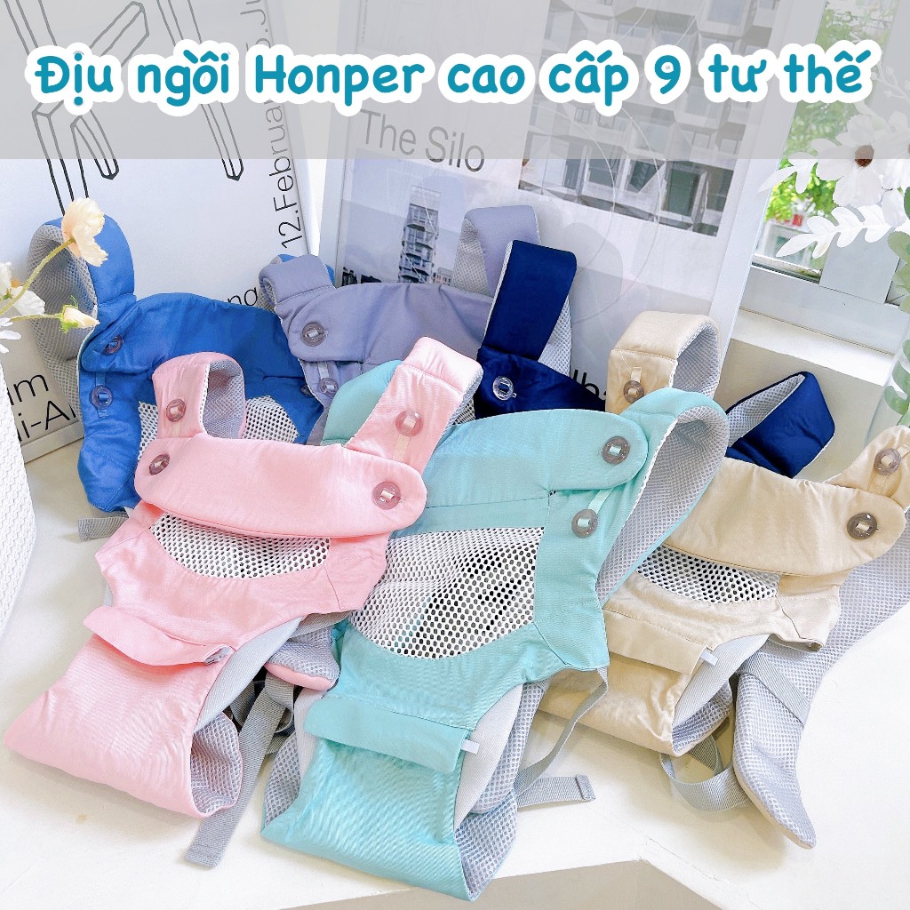 Địu ngồi HONPER 9 tư thế cho bé phân phối chính hãng Bonbonmart ...