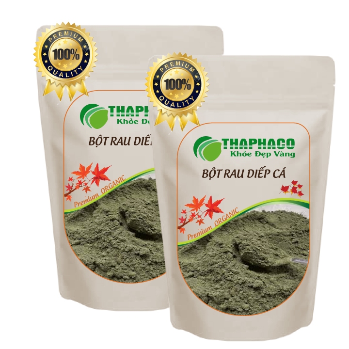 [HCM] Bột Rau Diếp Cá 100g Uống Làm Đẹp Dưỡng Da - Nghiền Siêu Mịn - THAPHACO