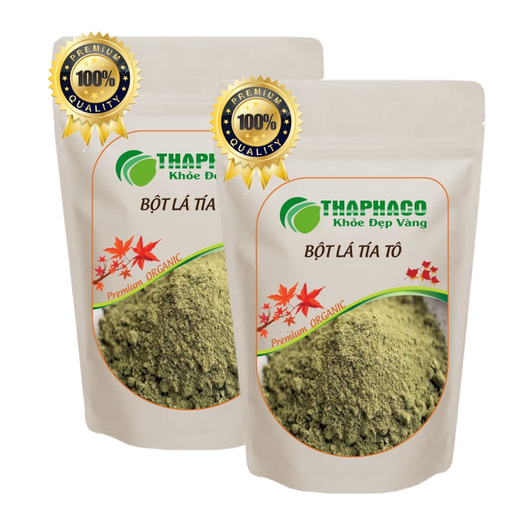 [HCM] Bột Lá Tía Tô 100g Sấy Khô Nguyên Chất Uống Làm Đẹp Dưỡng Da THAPHACO
