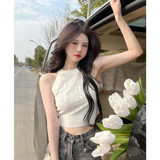 Áo yếm Forgirl lỗ dáng croptop hoạ tiết cổ điển FG353