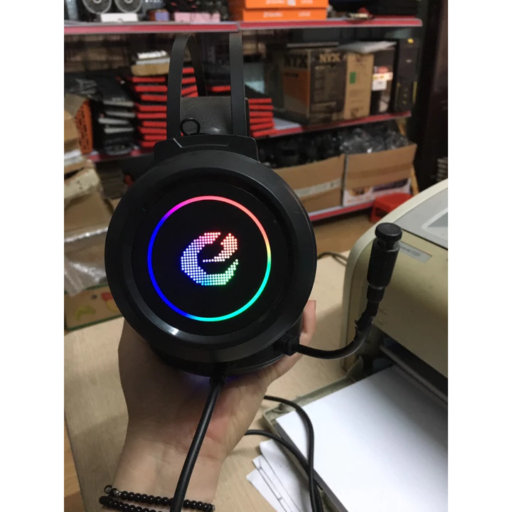 Tai Nghe Máy Tính Gaming Chụp Tai Có Mic Jack Cắm USB Âm Thanh 7.1 Cao Cấp Bass Cực Hay Cho Pc,Laptop ( cũ)
