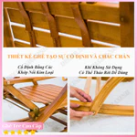 [Sone 096 tám 7?4?11?0 bốn] Ghế Tre Gấp Gọn, Ghế Bập Bênh, Ghế Tre Xếp Thư Giãn Ghế Ban Công Có Massage Chân — ảnh 7