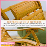 [Sone 096 tám 7?4?11?0 bốn] Ghế Tre Gấp Gọn, Ghế Bập Bênh, Ghế Tre Xếp Thư Giãn Ghế Ban Công Có Massage Chân — ảnh 8
