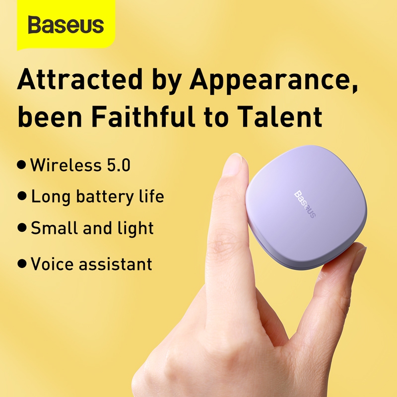Ảnh Tai nghe Bluetooth True Wireless Baseus Bowie Wm01 bluetooth 5.0 Stereo Earbuds cảm ứng chạm 3