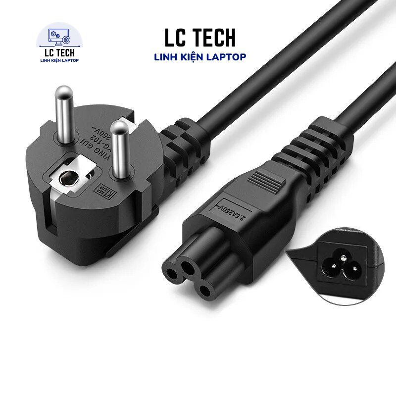 Dây cáp nguồn 1M - 1M2, dùng cho PC, máy tính ASUS, ACER, LENOVO, DELL ...