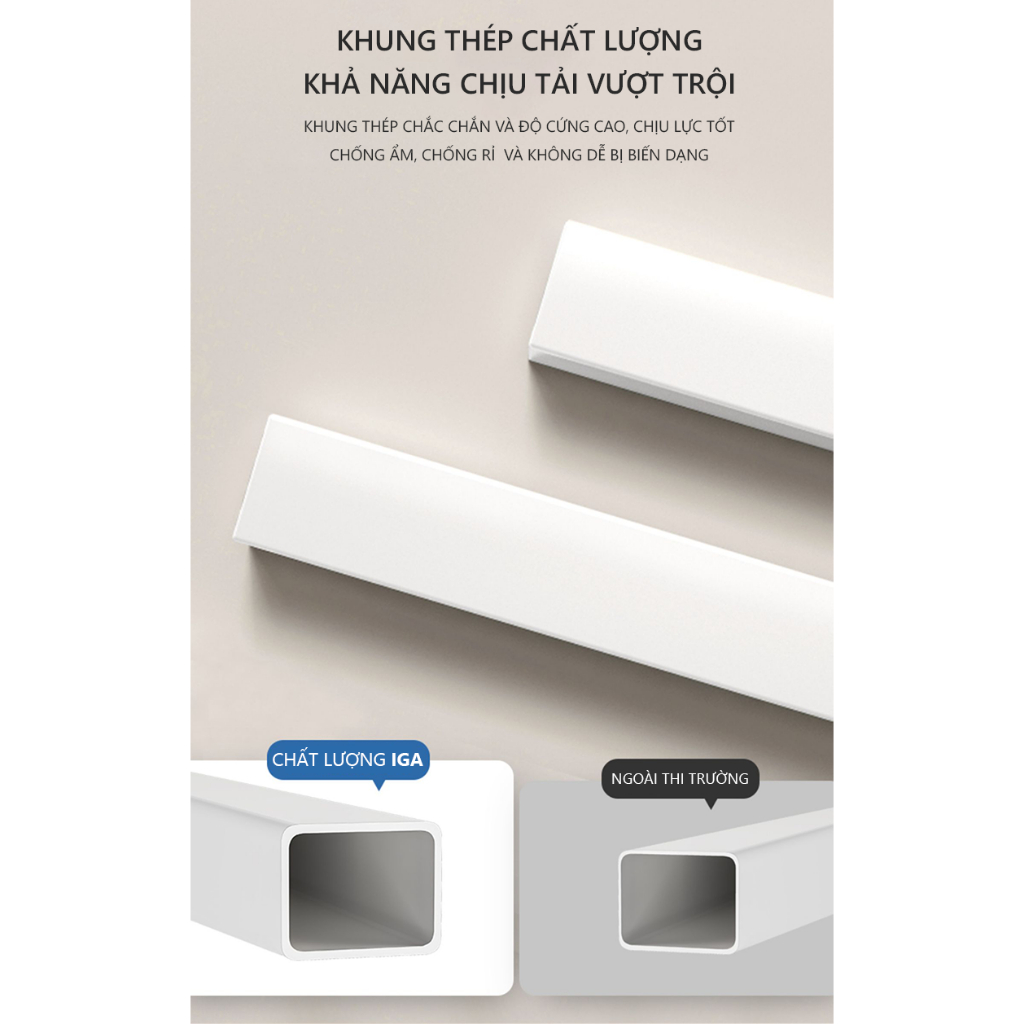 Kệ sách gỗ đa tầng thông minh decor phòng làm việc kiểu Hàn thương hiệu Ilumia - GM06 | BigBuy360 - bigbuy360.vn