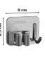 MÓC KẸP CHỔI INOX 304 CAO CẤP - Dán Tường Chắc Chắn, Tiện Lợi