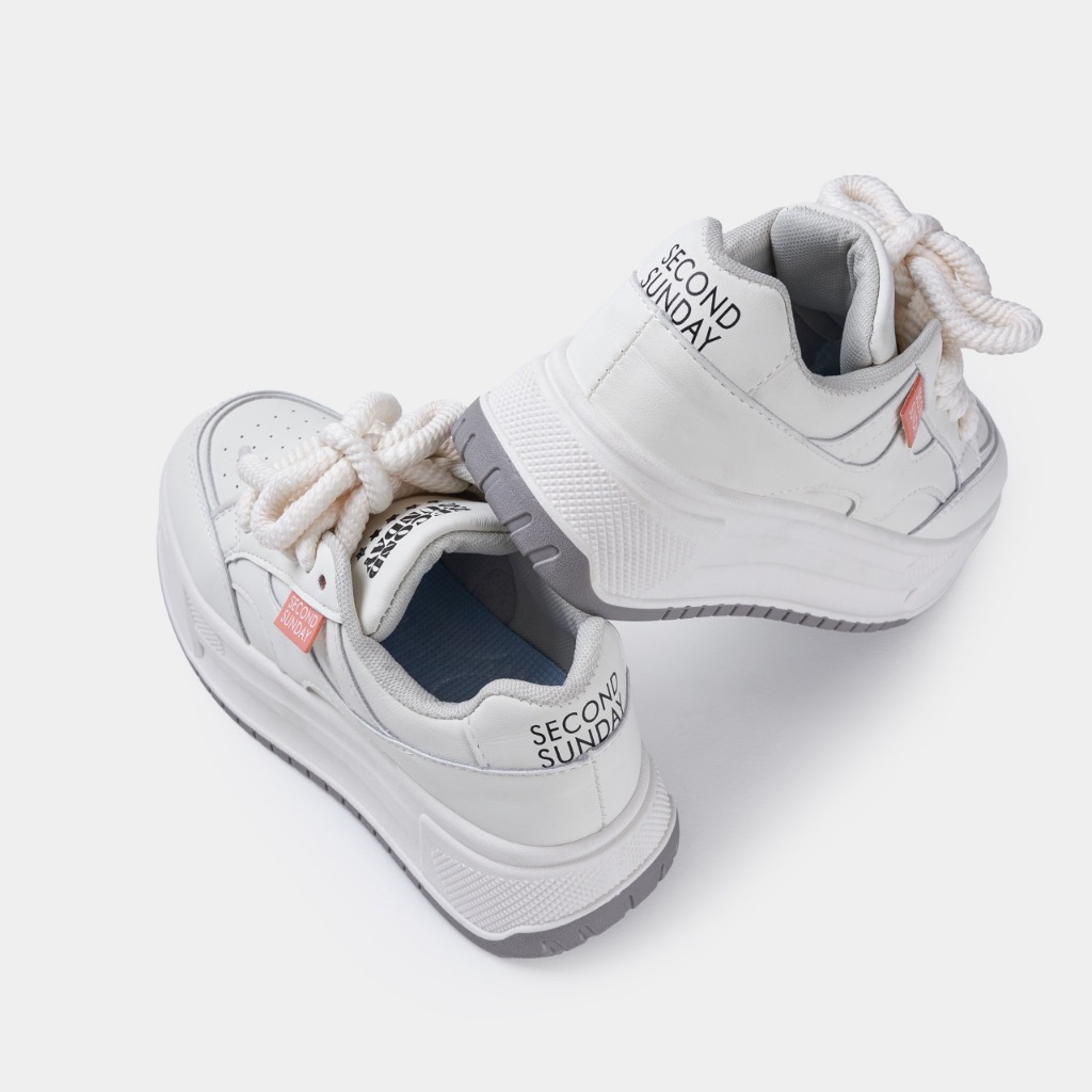 Ảnh Giày Thể Thao Sneaker Nữ Second Sunday Essential 1.0 Đế Tăng Chiều Cao 4cm SK22 4