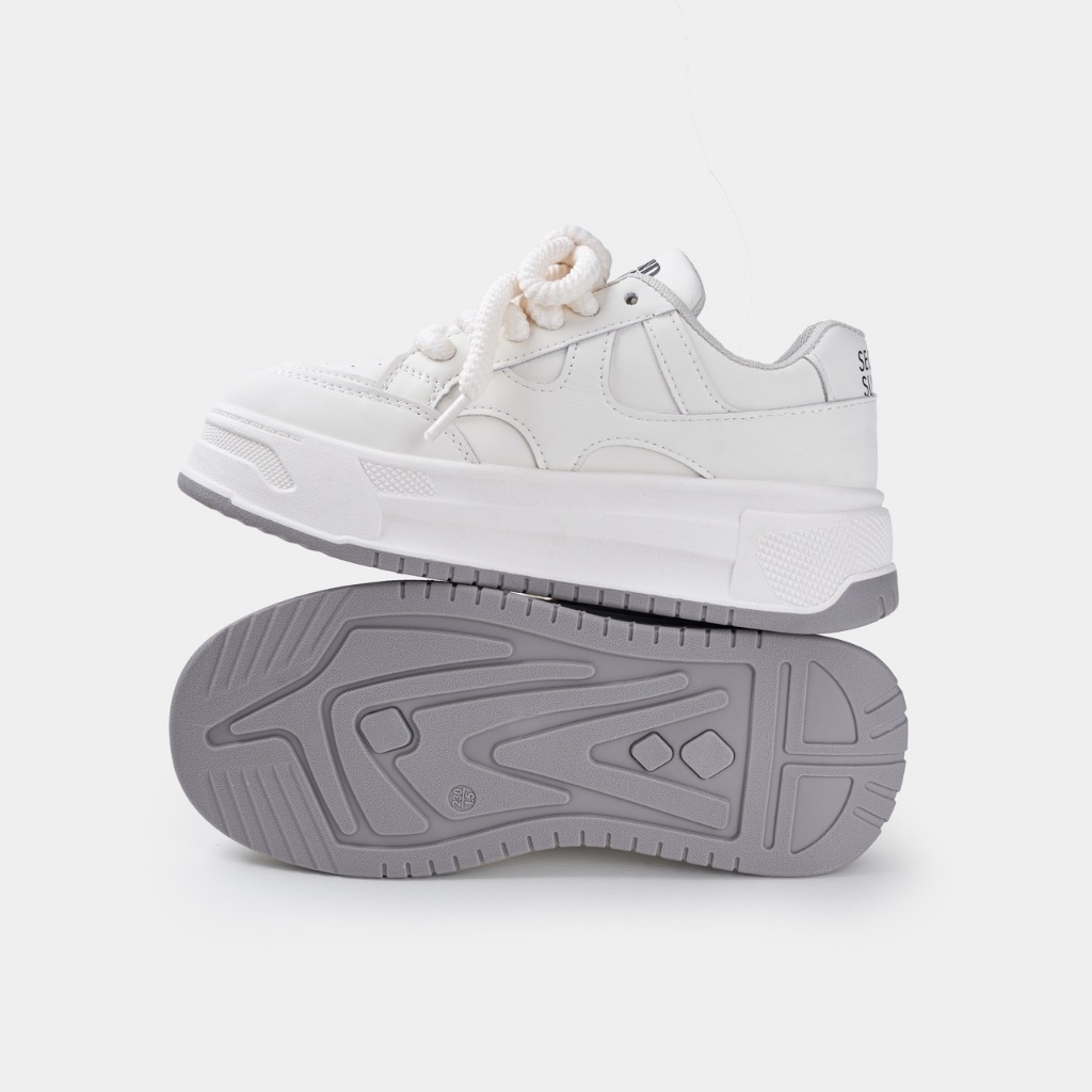 Ảnh Giày Thể Thao Sneaker Nữ Second Sunday Essential 1.0 Đế Tăng Chiều Cao 4cm SK22 3