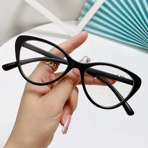 Gọng kính cận nữ mắt mèo nhựa dẻo nhiều màu sắc thời trang Hàn Quốc đi chơi kỷ yếu đẹp HANASO 094