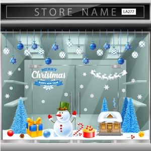 Tranh Dán Tường Merry Christmas Và Cây Thông Xanh Trang Trí Noel, Nhà Cửa, Văn Phòng, Quà Tặng Người Thân
