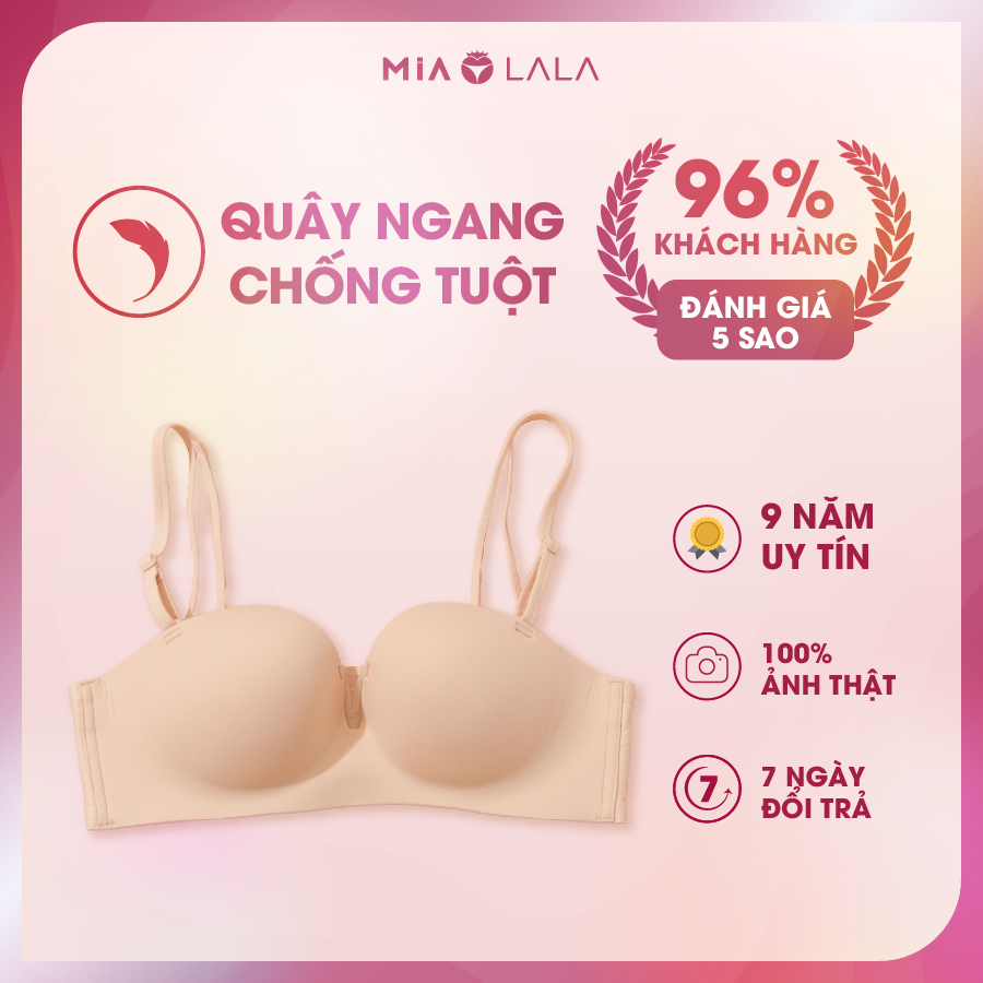 Áo ngực su đúc cao cấp không gọng đệm dày 2,5cm nâng ngực MIALALA 2292 FA05072292