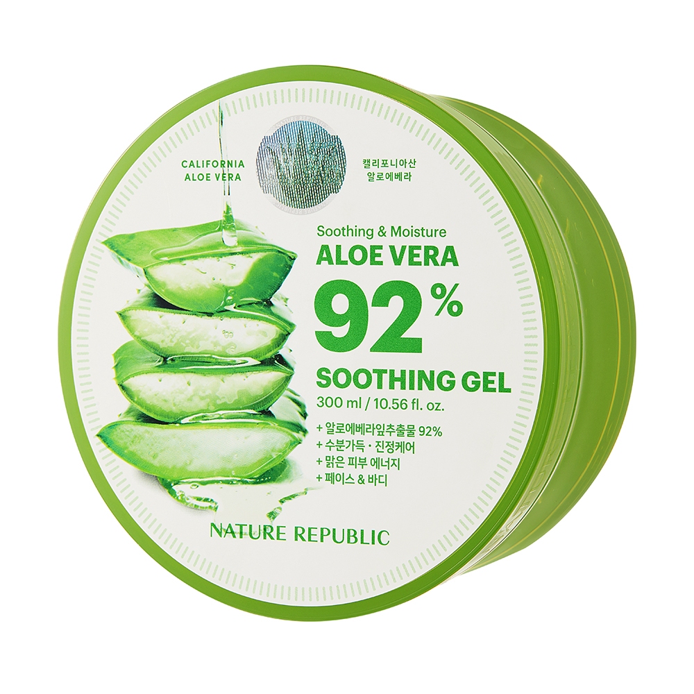 Ảnh Gel Dưỡng Ẩm Nature Republic Chiết Xuất Lô Hội Soothing & Moisture Aloe Vera 92% Soothing Gel 300ml 3