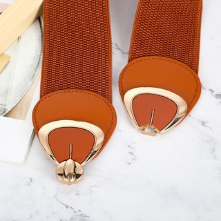 Đai váy liền, đai đầm, đai áo sơ mi, jumpsuit bản rộng 6cm, chất liệu co giãn, móc khóa kim loại họa tiết Nơ W63