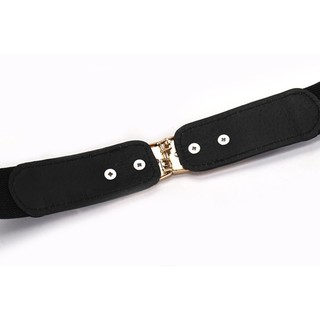Thắt lưng váy liền, đai đầm, đai áo sơ mi, jumpsuit bản rộng 4cm, chất liệu co giãn, móc khóa họa tiết chữ nhật W67